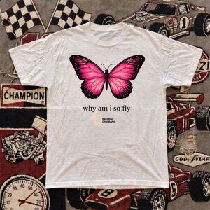 National Geographic Butterfly Graphic T-Shirt